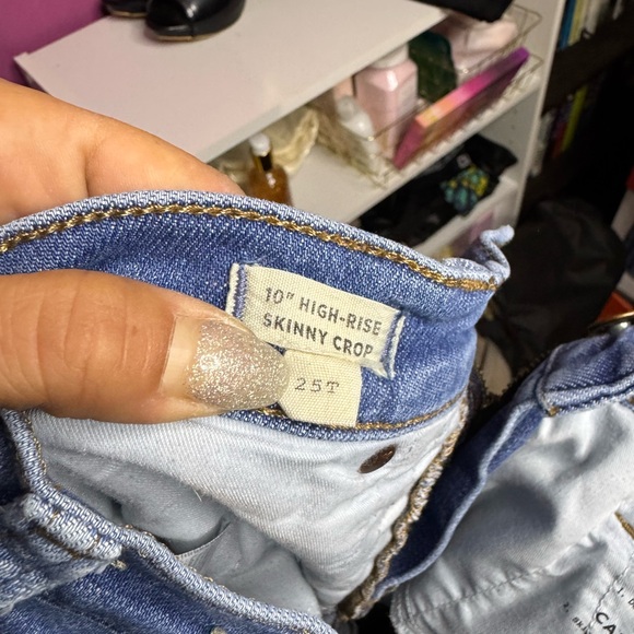 Madewell Light Blue High-Rise Skinny Crop Jeans - Picture 3 of 4